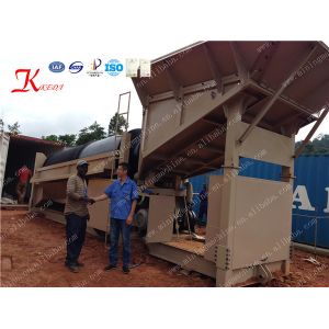 250TPH portable gold trommel wash plant Gold Highbanker Sluice Dust Mining