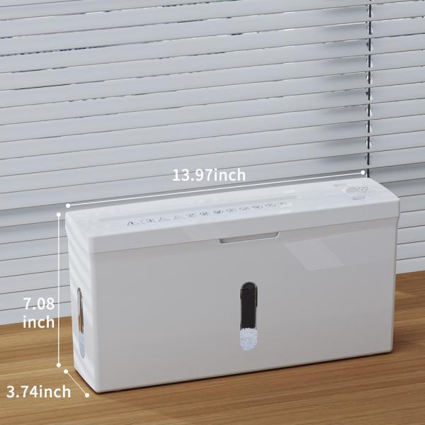 2 Sheet A4 Paper Shredder Machine Desktop Type For Office Home CS201C With 4L