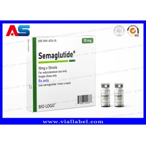 Cheap Semaglutide 2ml Vial Box Printing With UV Glossy Laminate And Customized Design for sale