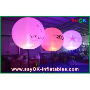 Cheap 1.5m Stand Balloon Inflatable Lighting Decoration For Advertising / Promotion for sale