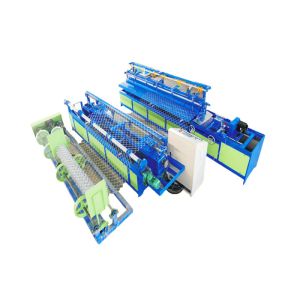 45*45mm Diamond Wire Mesh Machine With PLC And Touch Screen Control System