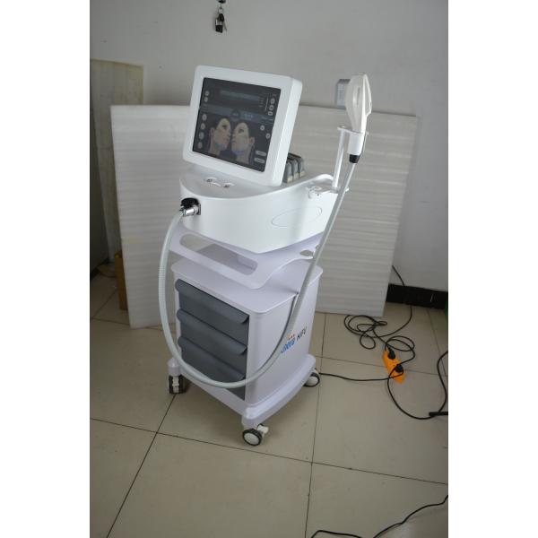 White Hifu Body Slim Machine 800w Face Lifting With 4 Cartridges