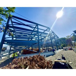 Steel structure With Painted Surface Treatment Multilayer Warehouse