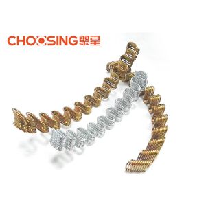 China Anti Rust Silver Zig Zag Sofa Springs Precut 18 Length Strong Load - Bearing Capacity on sale