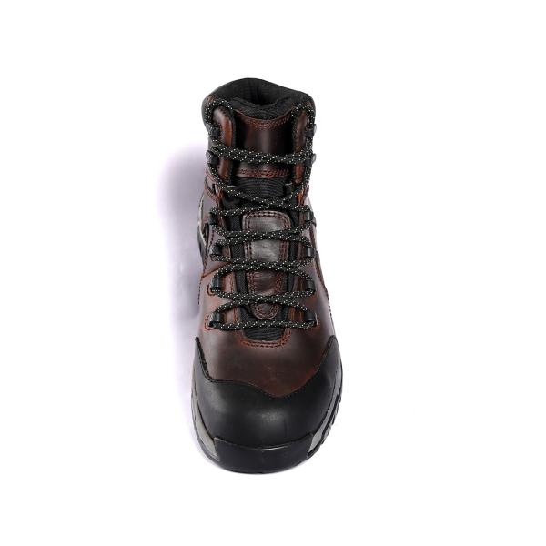 Upper Nubuck Cow Leather Anti Puncture Anti Smash MD Outsole High Quality Safety Boots For Men