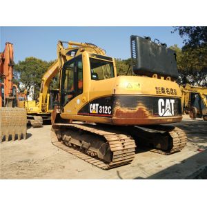 China 312C Used Crawler Excavator Caterpillar 3066 ATAAC engine 12T weight  with Original Paint on sale