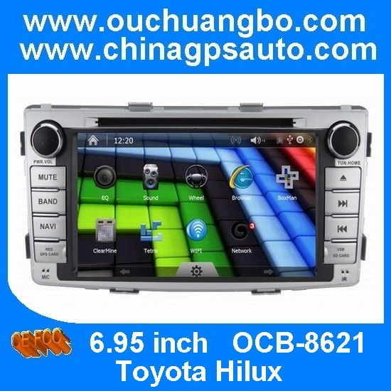 Ouchuangbo Toyota Hilux multimedia player with gps navigation bluetooth iPod RDS