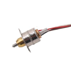 Mini 10mm diameter linear stepper motor 2-phase 4-wire fixed axis micro linear
