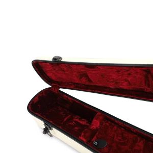 Fiberglass Hardshell Banjo Case With Shoulder Strap Leather Handle