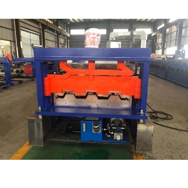 Quality 0.8mm - 1.2mm Floor Deck Sheet Roll Forming Machine Collaborating Plates Instadeck Metal wholesale
