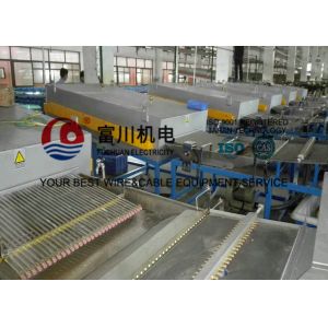 Brush Pay Off Round Copper Wire Annealing Machine With Hot Dip Tinned Mehod