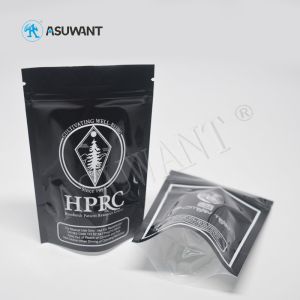 China Zipper Top Sealing Mylar Bags Smell Proof 7g 28g 1oz Printed Matte Glossy on sale
