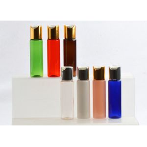 No Leaking Empty Plastic Pump Bottles 30ml Aluminum Press Caps Multi Colors