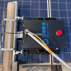 Off Grid Solar Project Automatic Solar Panel Cleaning Robot with Intelligent