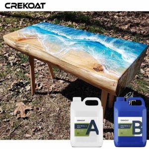 Crystal Clear High Gloss Finish Table Top Epoxy High Viscosity Self - Leveling