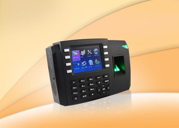 Biometric Time Attendance System Access Control Terminal With Workcode , Anti