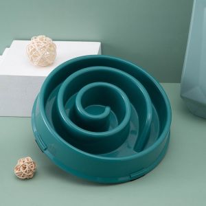 Slow Feeder Dog Bowls For Large Dogs Anti-Chocking Slower Feeder Dog Puzzle Bowl