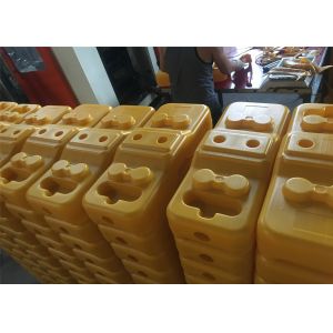 HDPE temporary fencing base 43mm available any color orange blue and violet all