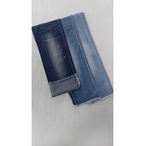 OE Chemical Fiber Elastic Fabric 6.5oz Dark indigo with full width 180cm 2/1