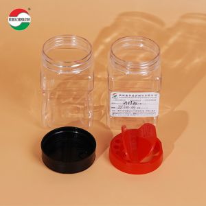 High Transparent Clear Good Airtight Food Grade 350ml Plastic Can PET Jar for