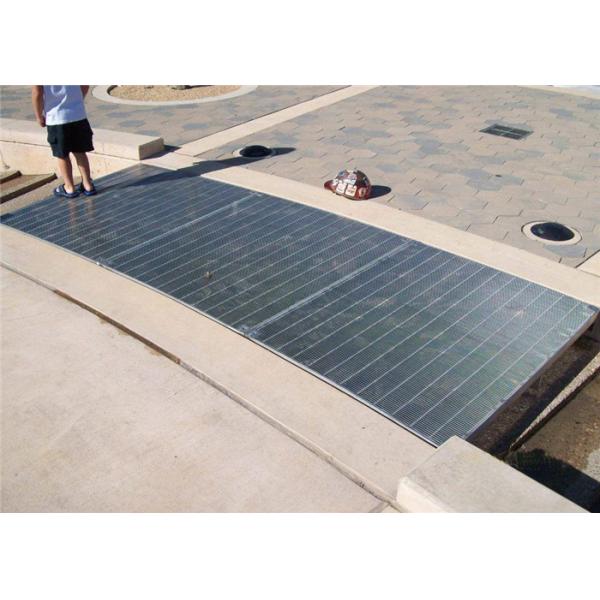 Platform Serrated Galvanized Steel Bar Grating 600mm Width