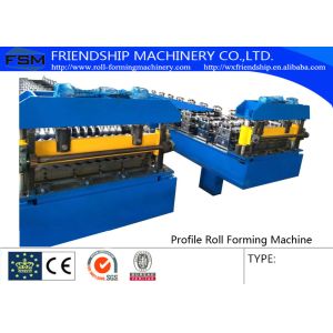 Cheap 0.4-0.8mm Thickness Color Aluminum Trapezoidal Corrugated Sheet Roll Forming Machine IBR Type for sale