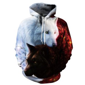 Adjustable Hood 3d Sublimation Printing Hoodie For Men Anti Pilling