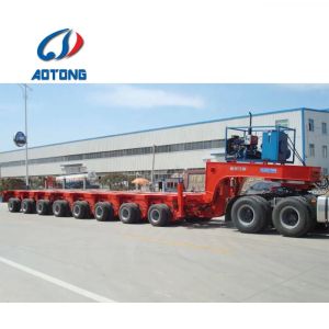 Multi Axles Bridge Girder Transport Semi-Trailer with Hydraulic Axis Steerable