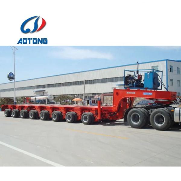 Quality Multi Axles Bridge Girder Transport Semi-Trailer with Hydraulic Axis Steerable Cast wholesale