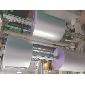 China Customized Size Clear PVC Coated Overlay For Plastic Cards Lamination on sale