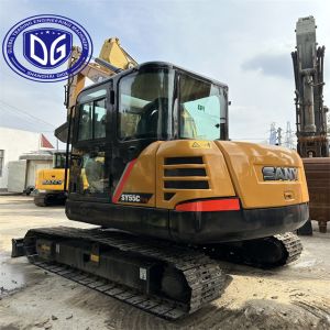 Sany Sy55C Used 5.5 Ton Excavator With Quick-start engine system and bright
