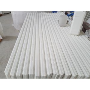 Marble Like Vein Engineering Bianco Carrara Countertop , Hard White Quartz