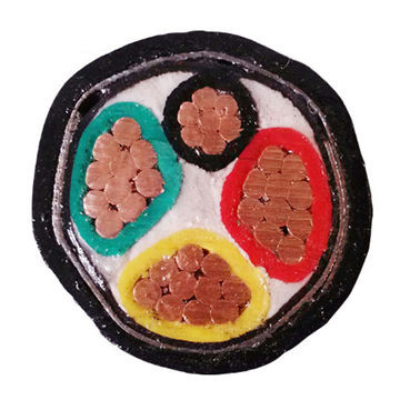 0.6/1KV 4C underground Armoured power cable （AL/CU/PVC/XLPE/NYBY/N2XBY) Nominal