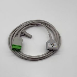 GE Marquette ECG Trunk Cables 11 Pin To 3 Pin LeadWire 2017004-003