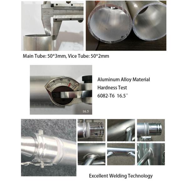 Rigging LED Display Truss Aluminum Alloy 3m Length 50mm*3mm Main Tube