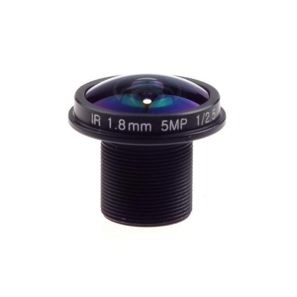 5mp 1.8mm 180 degree CCTV MTV Board IR Lens Fisheye Lens for Security CCTV Video