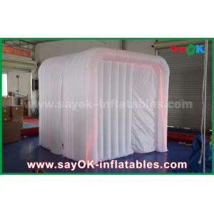 Inflatable Party Tent White Inflatable Event Photo Booth With RGB Led Light /