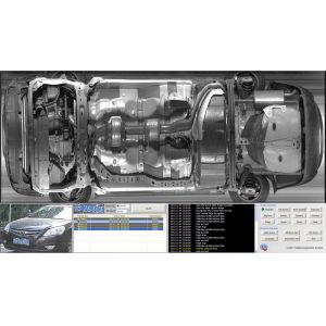 Bombs Under Vehicle Surveillance System with Cars plate recognition function for