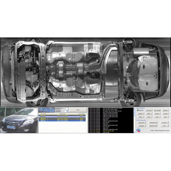 Bombs Under Vehicle Surveillance System with Cars plate recognition function for
