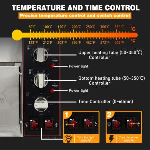220V Voltage Commercial Pizza Oven with Competitive and Large Capacity