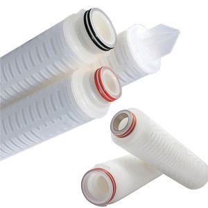 10'' 226 Fins PTFE Microporous Pleated Folding Filter for Large Scale Filtration