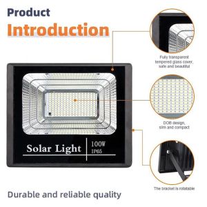 Cheap Waterproof Solar Panel Security Light 60W 100w LED Security Light for sale