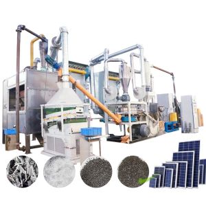 PLC Core Components Green Energy Solar Energy Panels Recycling Equipment for