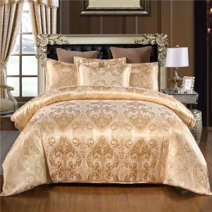 China Customize Ultra Luxury Microfiber Stain Comforter Duvet Cover Set for 1.2m 4 feet Bed on sale