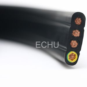 Flat Elevator Cable with Bunch Core TVVB, TVVBG, 24C 0.75, 1.5, 2.5mm2
