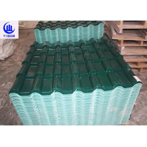 Terracotta 219mm Wave Upvc Asa Synthetic Resin Roof Tile