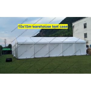 Glass Wall 10 x 15m Outside Storage Tent Customized Printing On The Grassland
