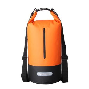 Swimming Waterproof Camping Backpack With Zipper Accept Custom Processing