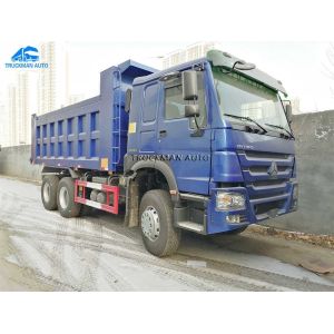 China 30t Heavy Duty Dump Truck HW19710 Manual 10 Forward 2 Reverse on sale