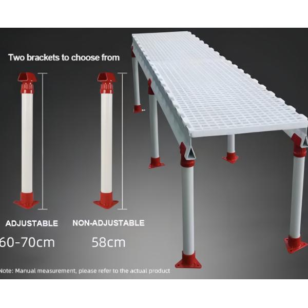 Poultry Farm Plastic Slatted Floor Broiler House 2kg 16*16mm / 20*26mm Hole